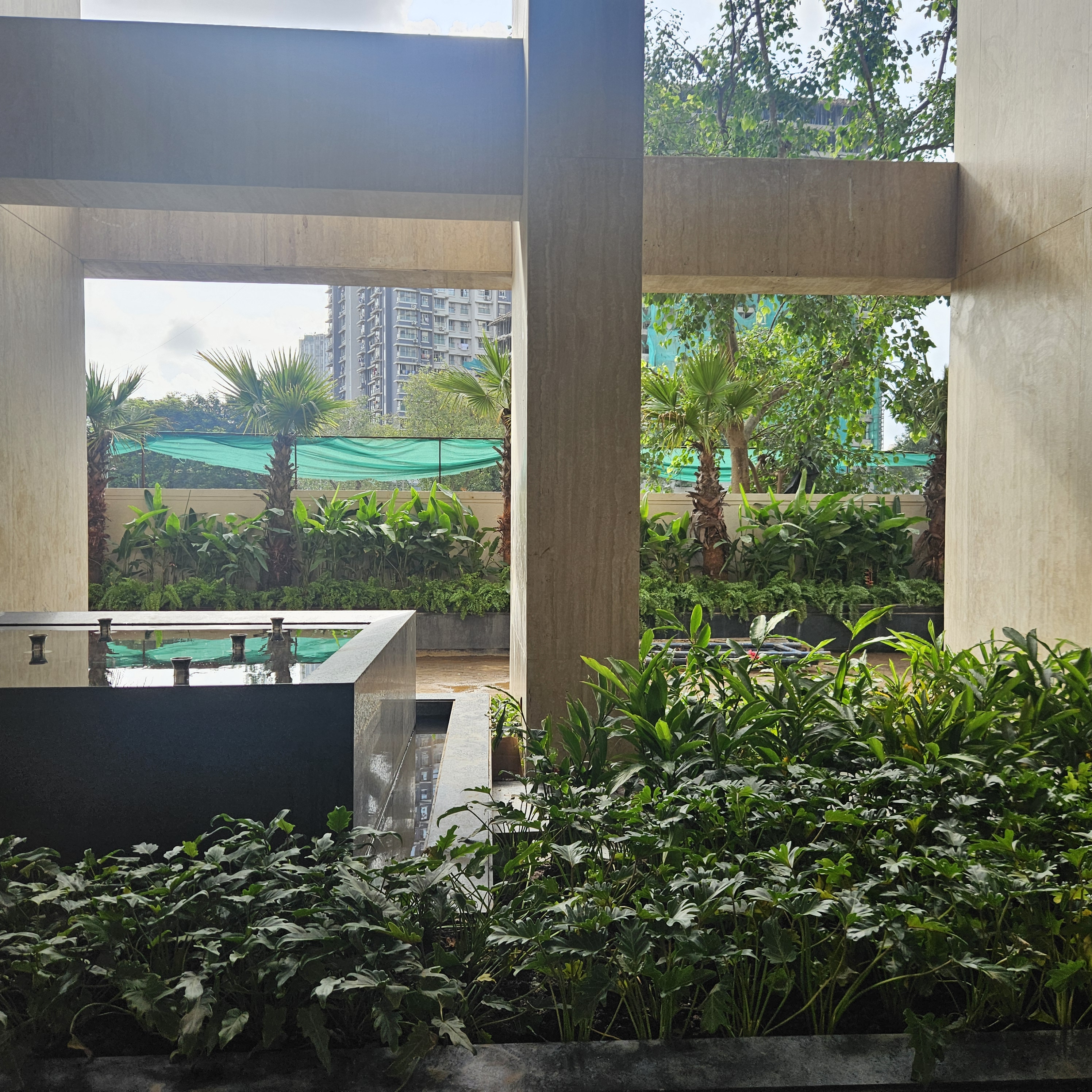 Premium landscape and garden development at Roswalt zaiden residential project